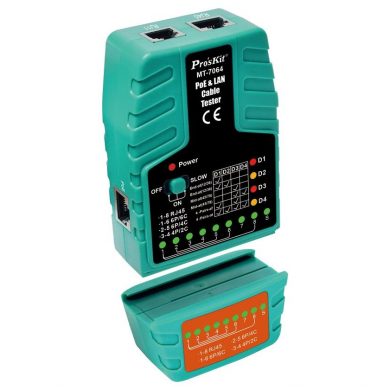 TESMT7064. Tester para reder LAN Ethernet y PoE plus