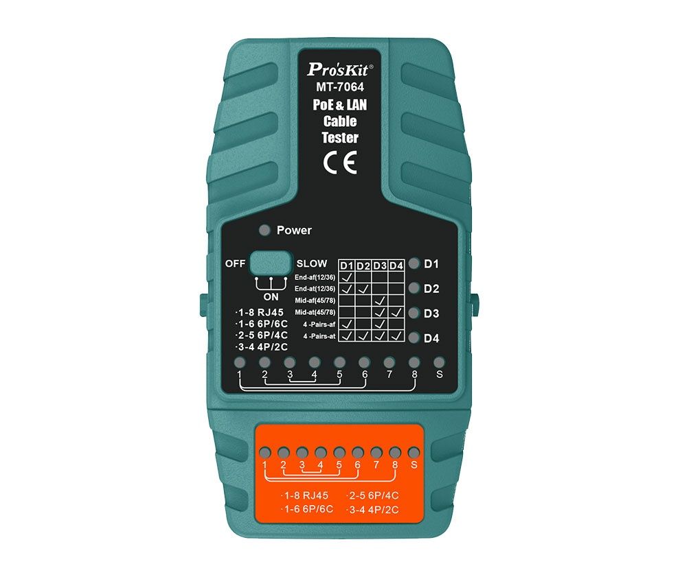 TESMT7064. Tester para reder LAN Ethernet y PoE plus - Imagen 2