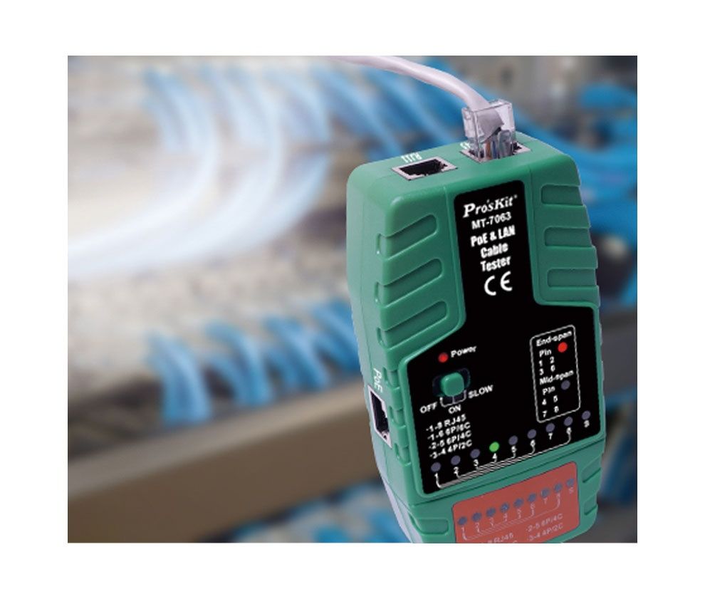 TESMT7064. Tester para reder LAN Ethernet y PoE plus - Imagen 3