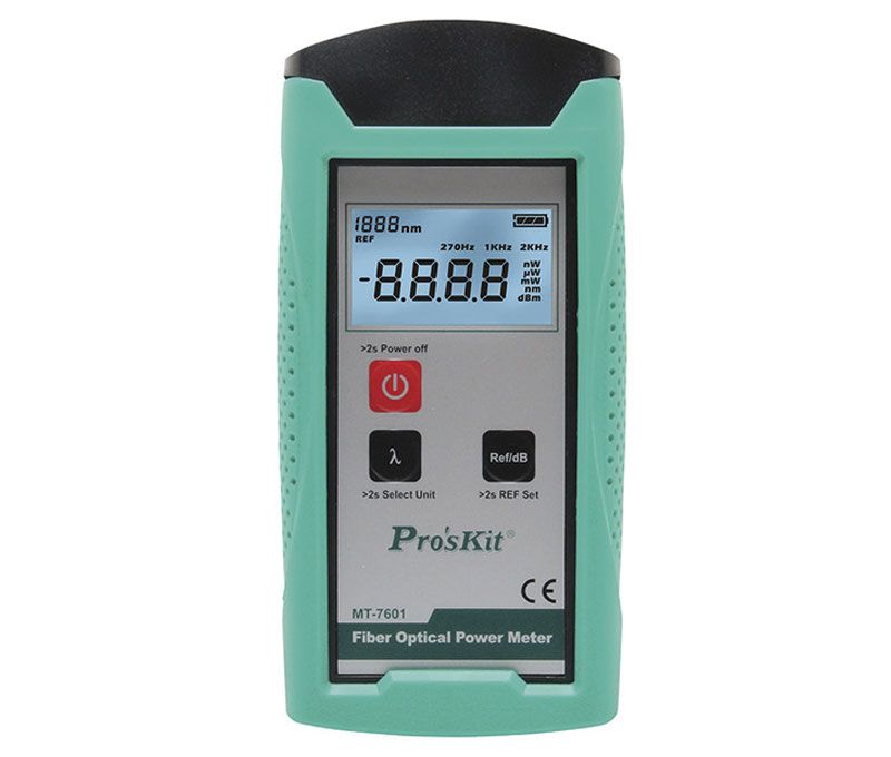TESMT7601. Medidor de potencia Fibra óptica
