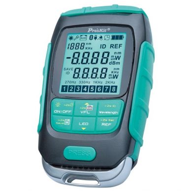 TESMT7615. Multímetro de potencia fibra óptica 4 en 1