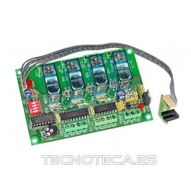 TL-72. Módulo cebek Receptor Infrarrojo 4 canal