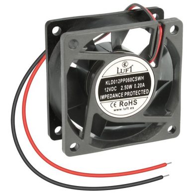 VEN009. Ventilador de 60x60x25mm a 12Vcc