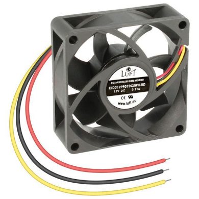 VEN039. Ventilador de 70x70x25mm a 12Vcc