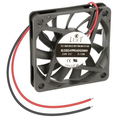 VEN045. Ventilador de 60x60x10mm a 24Vcc