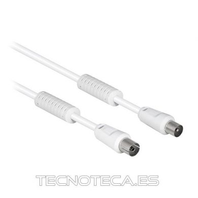 WIR1220. Cable de antena TV , con ferritas 1.5m