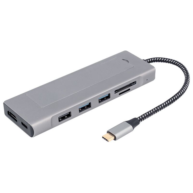 ADAPTADOR 7 EN 1 HUB USB-C A USB