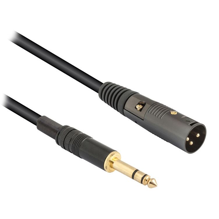 WIR390. Cable XLR macho a Jack macho balan. 2m