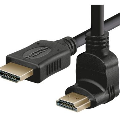 WIR813. Cable HDMI M - M acodado Dch. 3.0m