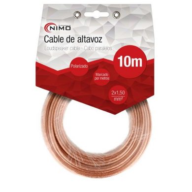 WIR9023-10. Cable altavoz 2x1.5mm Trans. 10m