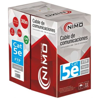 WIR9077. Cable FTP Cat.5e rígido interior 305m